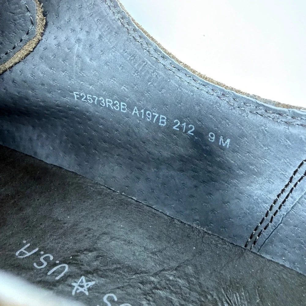John Varvatos Mens Brown Suede Wingtip Oxford Dress Shoes Size‎ 9